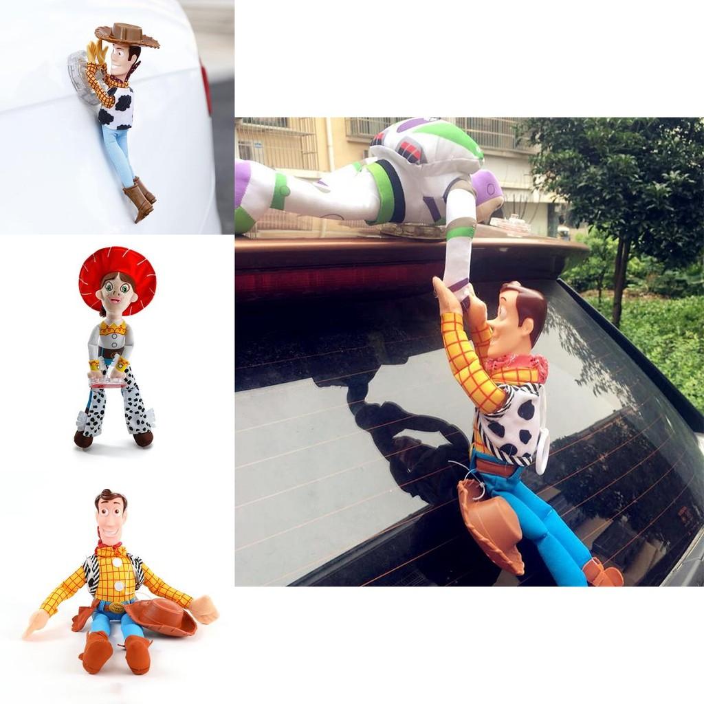 Soft And Adorable Plush Toy Story Woody And Buzz Car Doll Highly Similar To Cartoon Characters Perfect As A Car Pendant