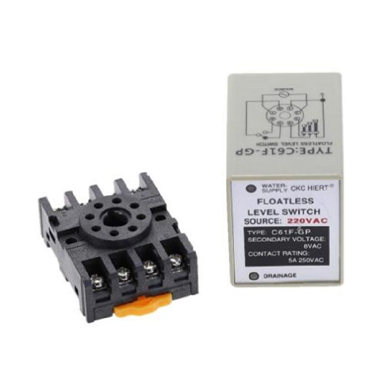 C61FGP 220V Floatless Level Switching Water Level Controller Automatic Pump Switching Liquid Level Switching with Base
