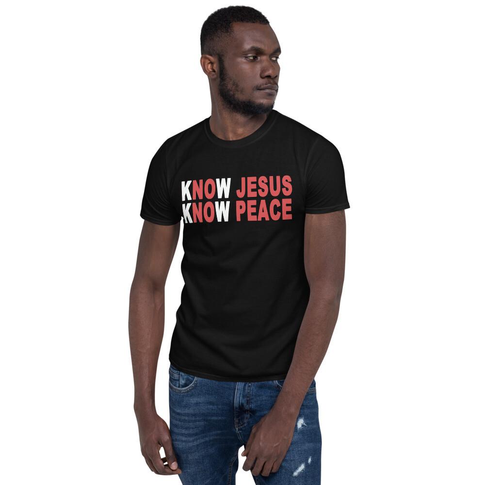 Vintage Know Jesus Know Peace Faith Religious Christian Gift  TShirt Unisex T-Shirt XXXL