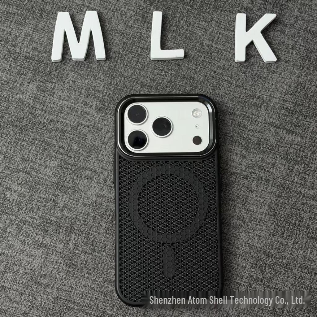 iPhone 17 Pro Max Honeycomb Heat Dissipation Magnetic Case - Drop-Proof Summer Edition