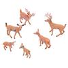 6 BUC Figurine Căprioară Figurine Animale pentru Petrecere Aniversare Baby Shower Decorațiuni Tort Nuntă