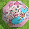 1pc Mermaid Picnic Pattern Umbrella Design Automatic Opening and Closing Umbrella, High-quality Travel Umbrella,  c1128267