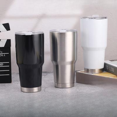 304 Paslanmaz Çelik Kupa 30oz Buz Kupası Dış Mekan Seyahat Taşınabilir Su Bardağı Araç Kupası ile.