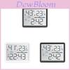Moderne minimalistische Digitaluhr mit Temperatur, Luftfeuchtigkeit, Kalender für Heim- und Bürodekoration