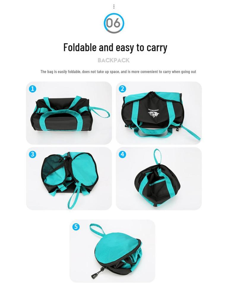 Katlanabilir Tek Omuz Seyahat Spor Çantası: Hafif, Yuvarlak Namlu Tasarımı, Renk Bloklu Moda, Dış Mekan Çapraz Vücut Depolama.