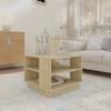  Coffee Table, Sonoma Oak, 55x55x43 Cm, Wood-based Material