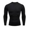Men's Compression Running T-Shirt Fitness Tight 3D Long Sleeve Sports Shirt Training Jogging Top Sportswear T-Shirt