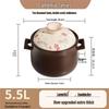 Wutuo Camellia Spodumene Ceramic Casserole Pot