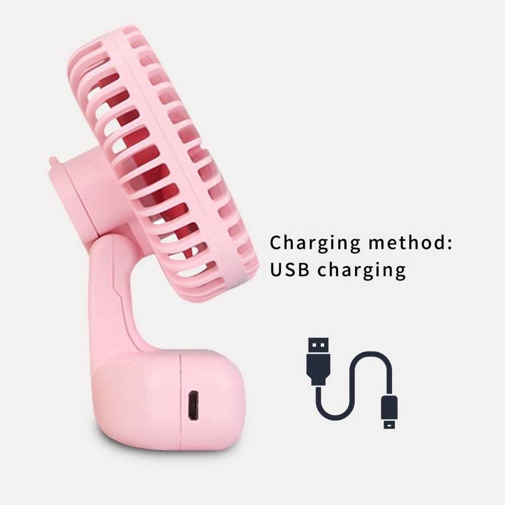 1pc Outdoor Portable Fan,Mini Desktop Fan,Handheld and Tabletop Capable,School Handheld Fan,Three Wind Speeds,Summer Supplies