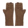 Women Girls Elastic Candy Color Arm Warmers Fingerless  Mittens Thick Warm Knitted Gloves