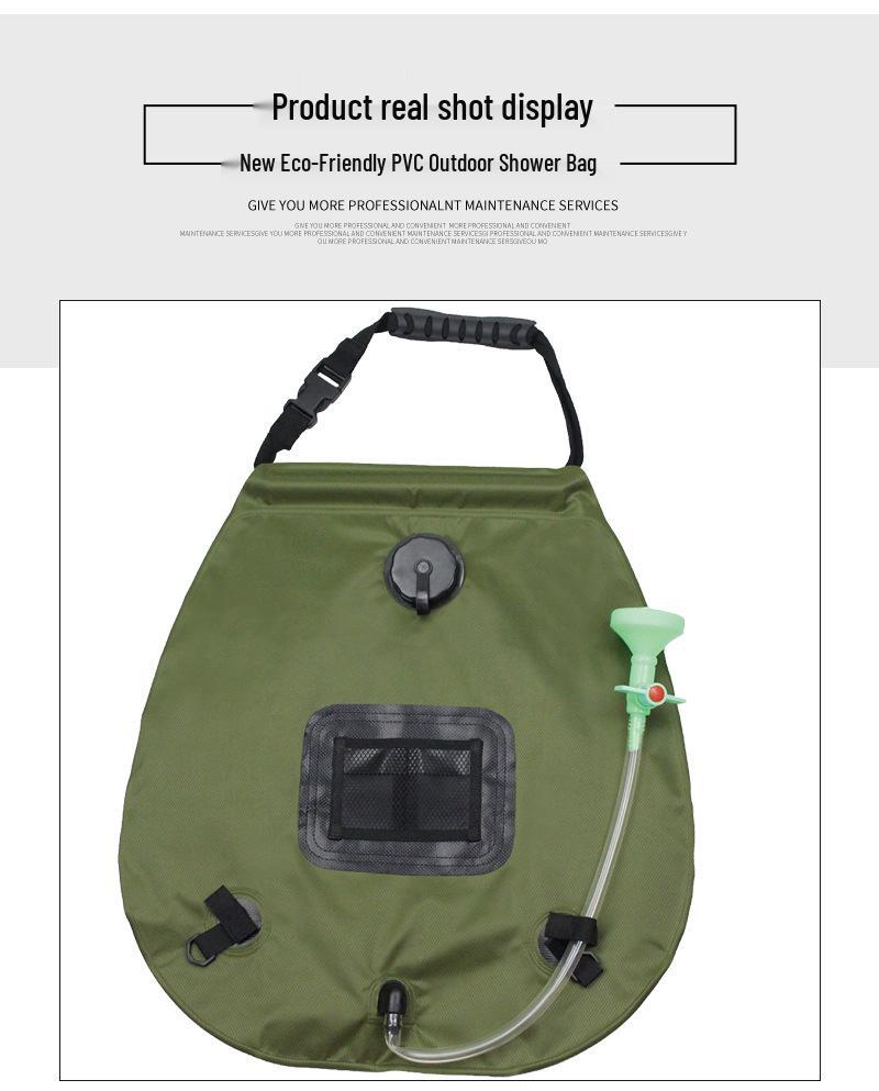Tragbare 20L Outdoor Solar Camping Duschbeutel für Baden und Wasserspeicherung