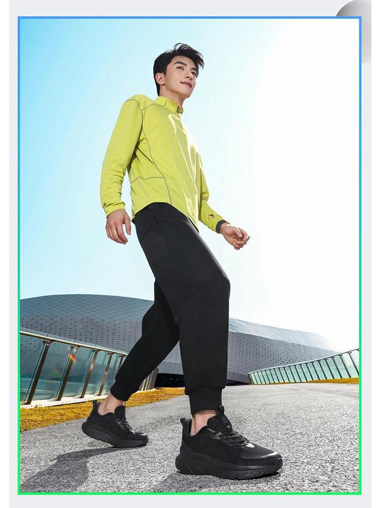 Men's Wide Sole Cross-border Sports Shoes: Comfortable, Breathable, Non-Slip Running Casuals, Sizes 39-48