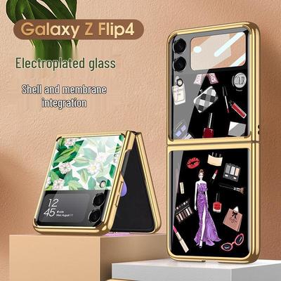 Stilvolle Falt Hülle für Samsung Galaxy Z Flip 4 - Kreativ und Personalisiert für Mädchen