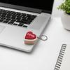 3D-gedruckter LOVE Herz Fidget Clicker Schlüsselanhänger, Stressabbau Druckknopf Spielzeug, Tragbares Schreibtisch-Gadget, Süßes Geschenk für Paare & Beste Freunde