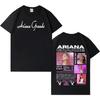 Singer Ariana Grandes Harajuku Album 2026 T Shirt Men Women T Shirts Pop Casual Short Sleeves Oversized Loose Tshrit Streetwear