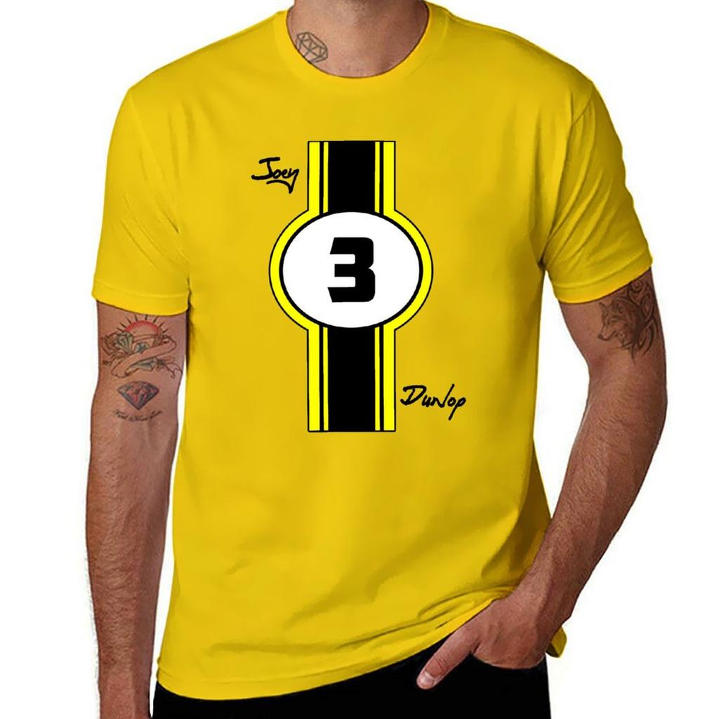 Joey Dunlop T-Shirt Plus Size Tops Kawaii Clothes Plain White T Shirts Men