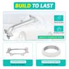 T-304 Stainless Steel Exhaust Manifold JDM Racing Header for 06-11 Honda Civic 1.8L Boost HP