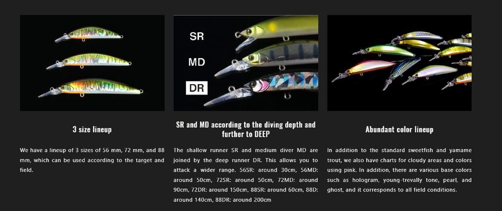 Jackall Timon Tricoroll GT 56 SR-F Floating Lure Nagarayu (0932)