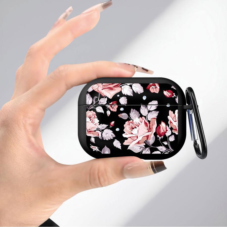 Case For Airpods Pro 3 Pro2 1 Pro3 4 2 Soft Earphone Cases Cover Flower Print