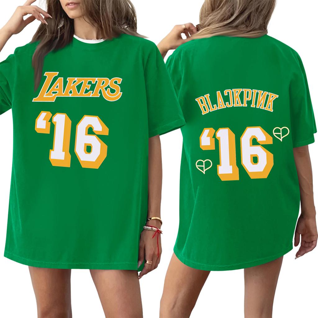 Women's Round Neck Printed Short-sleeved T-shirt Top