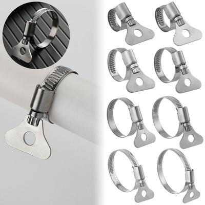 1Pcs Useful New Repair Tool Hardware Handle Sealing Hose Clamps Stainless Steel Pipe Clip T Bolt