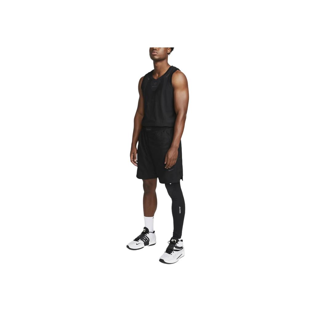 Nike X NOCTA Basketball Single Leg Tights Left Black Men Bottoms DN0005-010
