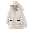 Winter New Couple Down Jacket Men's and Women's Workwear Style Hooded Versatile Fashion Youth Men's Jacket