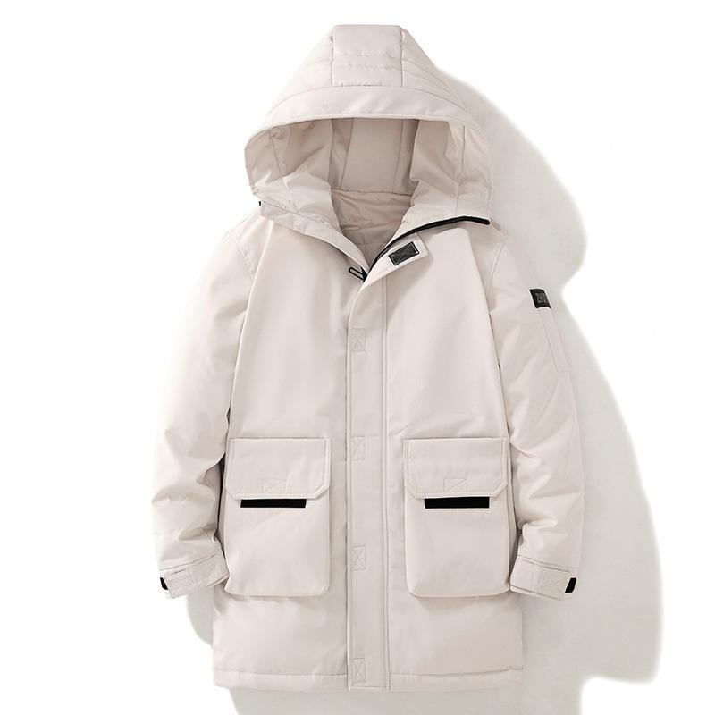 Winter New Couple Down Jacket Men's and Women's Workwear Style Hooded Versatile Fashion Youth Men's Jacket