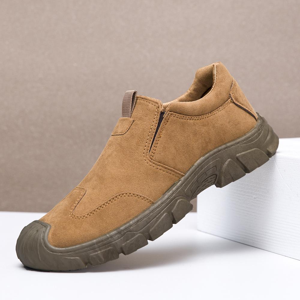 

2025 new men s shoes among the elderly casual dad shoes spring and summer breathable pedal work labor insurance shoes men 44