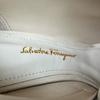 Excellent Salvatore Ferragamo Short Boots Gancini Side Zip Beige Women 5.5 Used