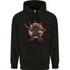 Samurai Cthulhu Kraken Childrens Kids Hoodie