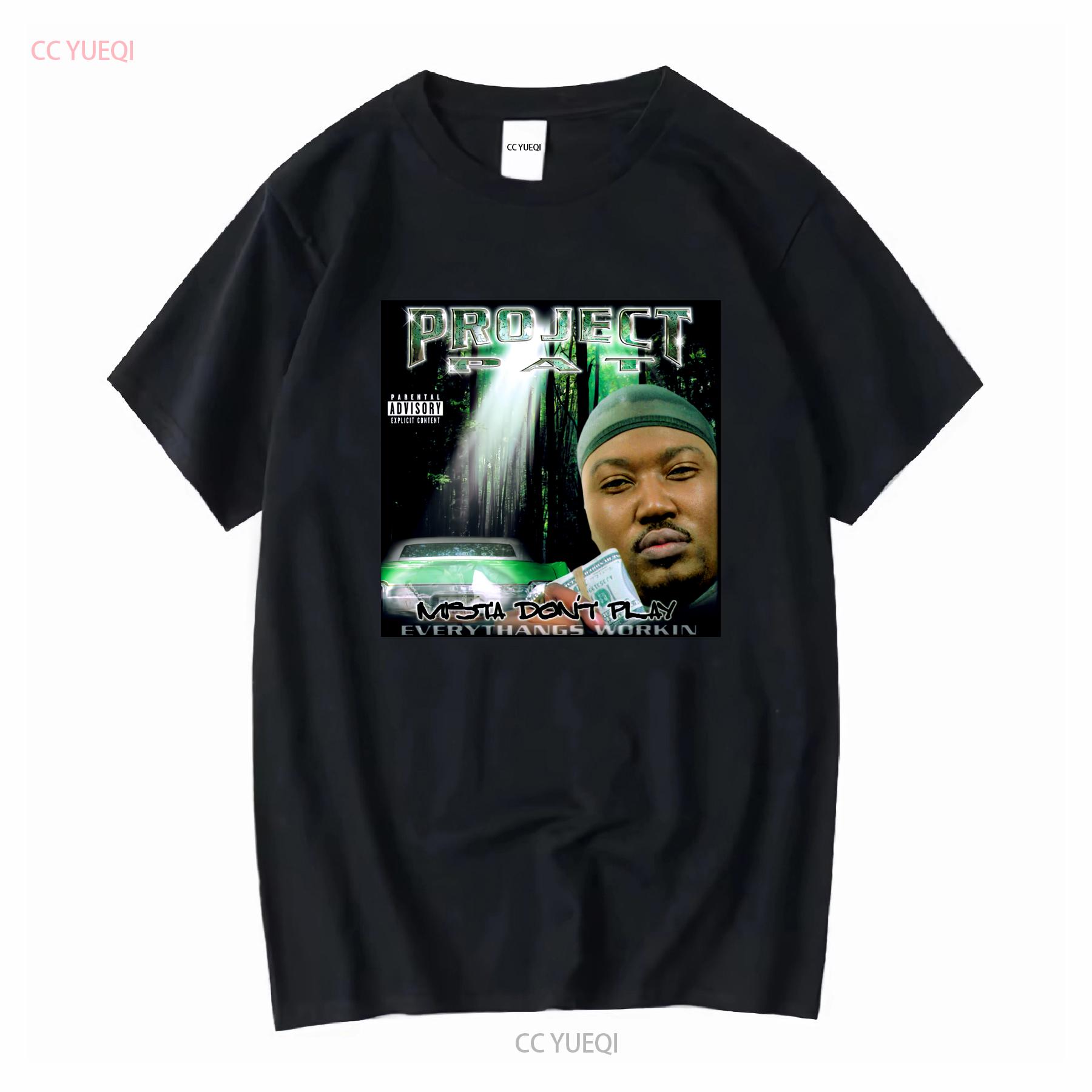 

Project Pat Three Si Mafia T Shirt vintage Washed Comfortable Casual Top For Everyday Wear Unisex Stylish Stretched graphic 4XL