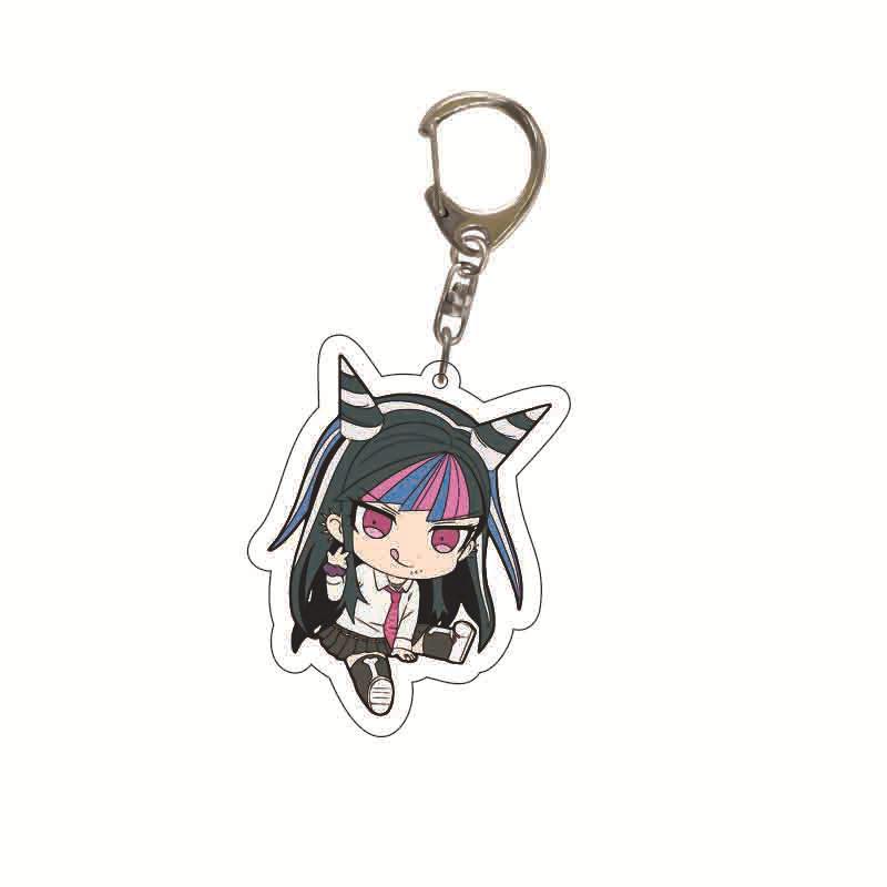 Danganronpa Monokuma, Makoto Naegi & Junko Enoshima Acrylic Keychain Charm Figure