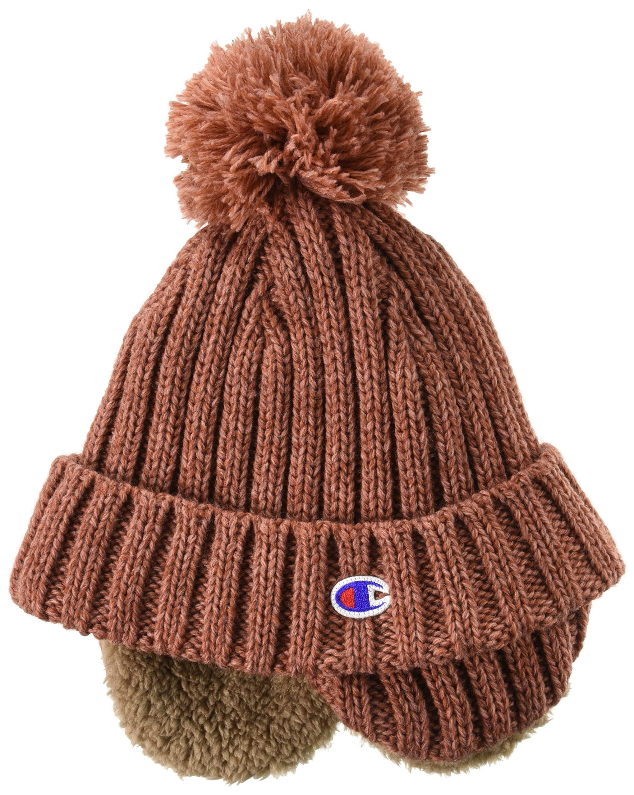 Knit Cap with Fleece Lining Orange [Champion] 492-0132 57~59 cm оранжевый