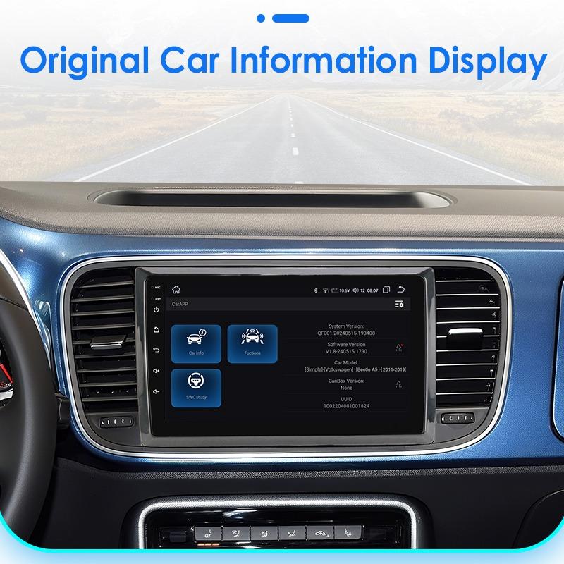 OSSURET Ecran Inteligent Snapdragon 6115 Player Radio Auto Android pentru VW Volkswagen beetle A5 5c 2011-2019 Carplay Auto GPS 2DIN Multimedia Auto