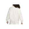 Nike Embroidered Logo Solid Stand Collar Loose Crop Cotton Jacket Men Outerwear Gray White DN1267-030