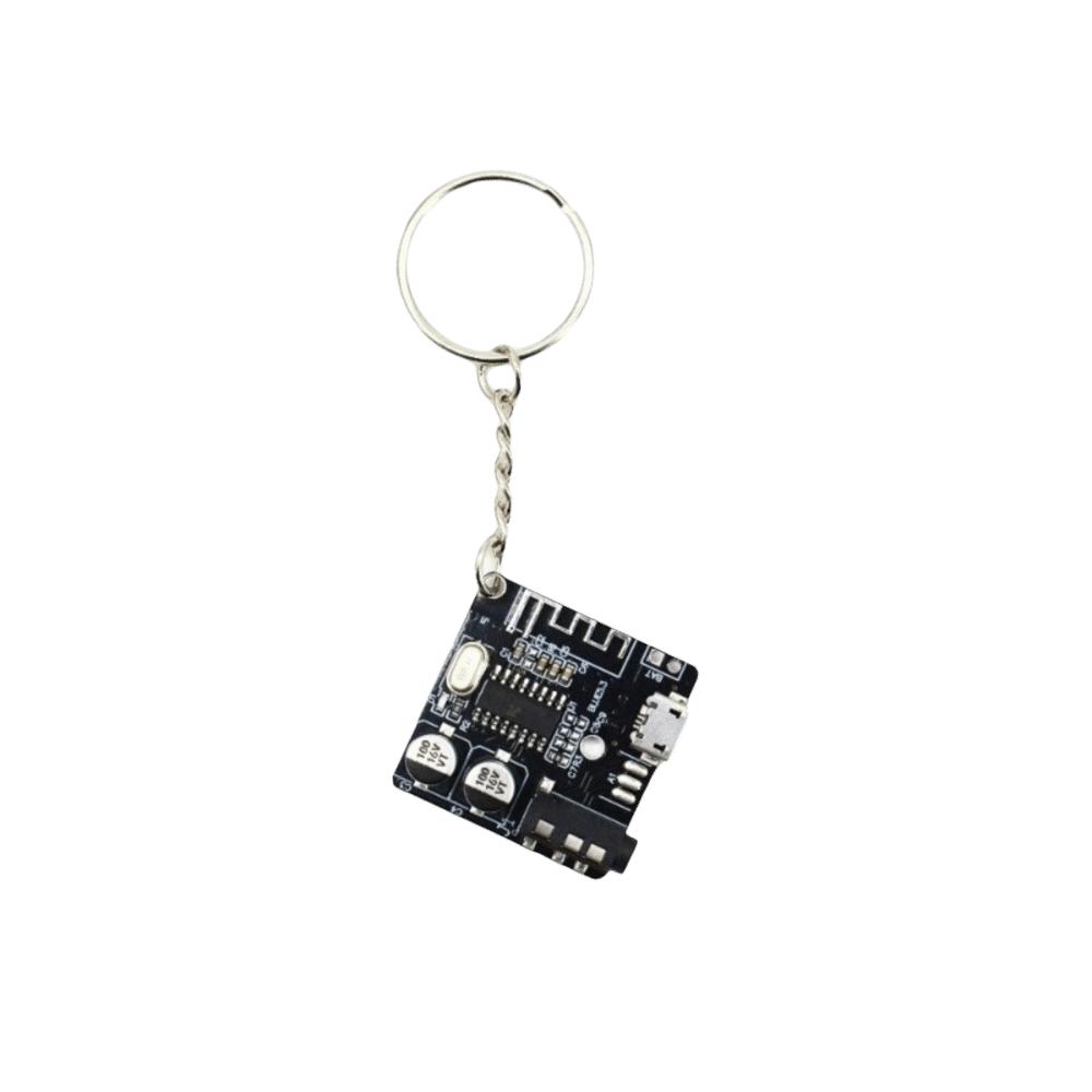 Personalized Electronic Component Key Fob Real PCB Tech Key Holder Crossbody Bags