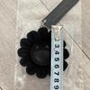 Takashi Murakami Kaikai Kiki Flower Keychain Black Plush Charm Authentic
