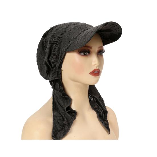 Women Headscarf Hat Elastic Design Shawl Baseball Hat Headscarf Lightweight Easy to Wear Head Covering Turban Hat