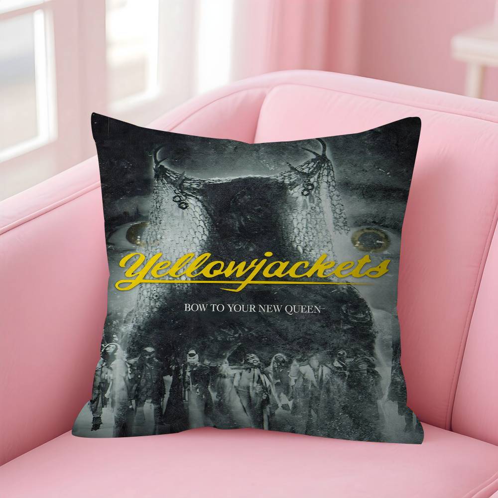 

Psychological Horror Series Yellowjackets Office Cushion Pillowcase Car Cushion Cover45X45CM Lumbar Pillowcase Sofa Pillowcover 30x30 cm