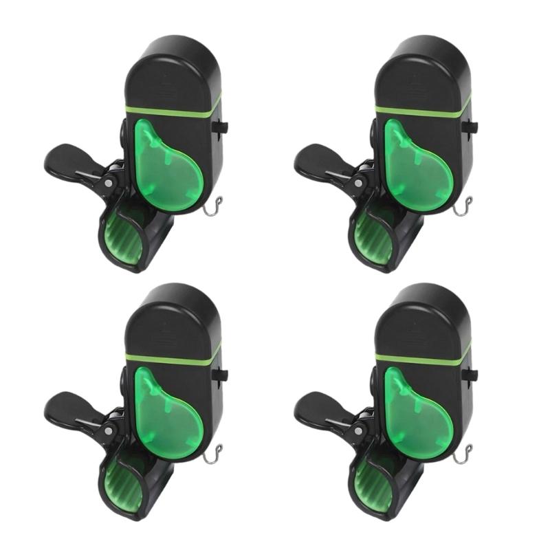Fishing Bites Alarm Sensitive LED Light Electronic Fishing Bites Sounds Alarm Alerts Bells Clip On Fishing Rod Enduring