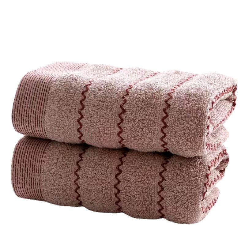 Cotton Face Bath Towel Thick Soft Cotton Towel Stripe AVE