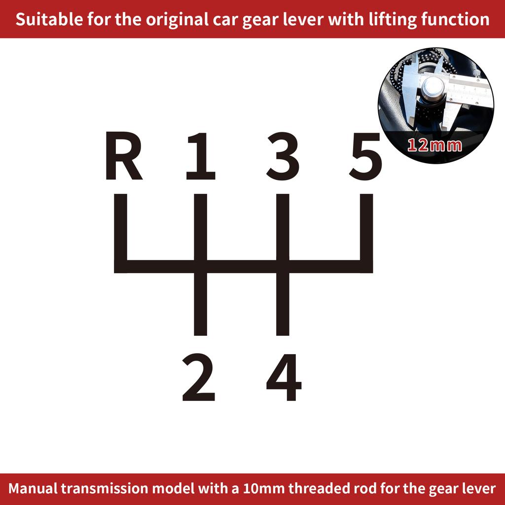 Crystal Shift Knob For Manual Transmission, LED With Reverse Gear Uplift, R135-246,135-24R,Seven-Color Crystal Gear Shift Head