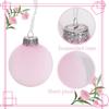 Christmas Flocked Christmas Ball Decoration Christmas Tree Decoration Pendant Home Garden Party Decoration