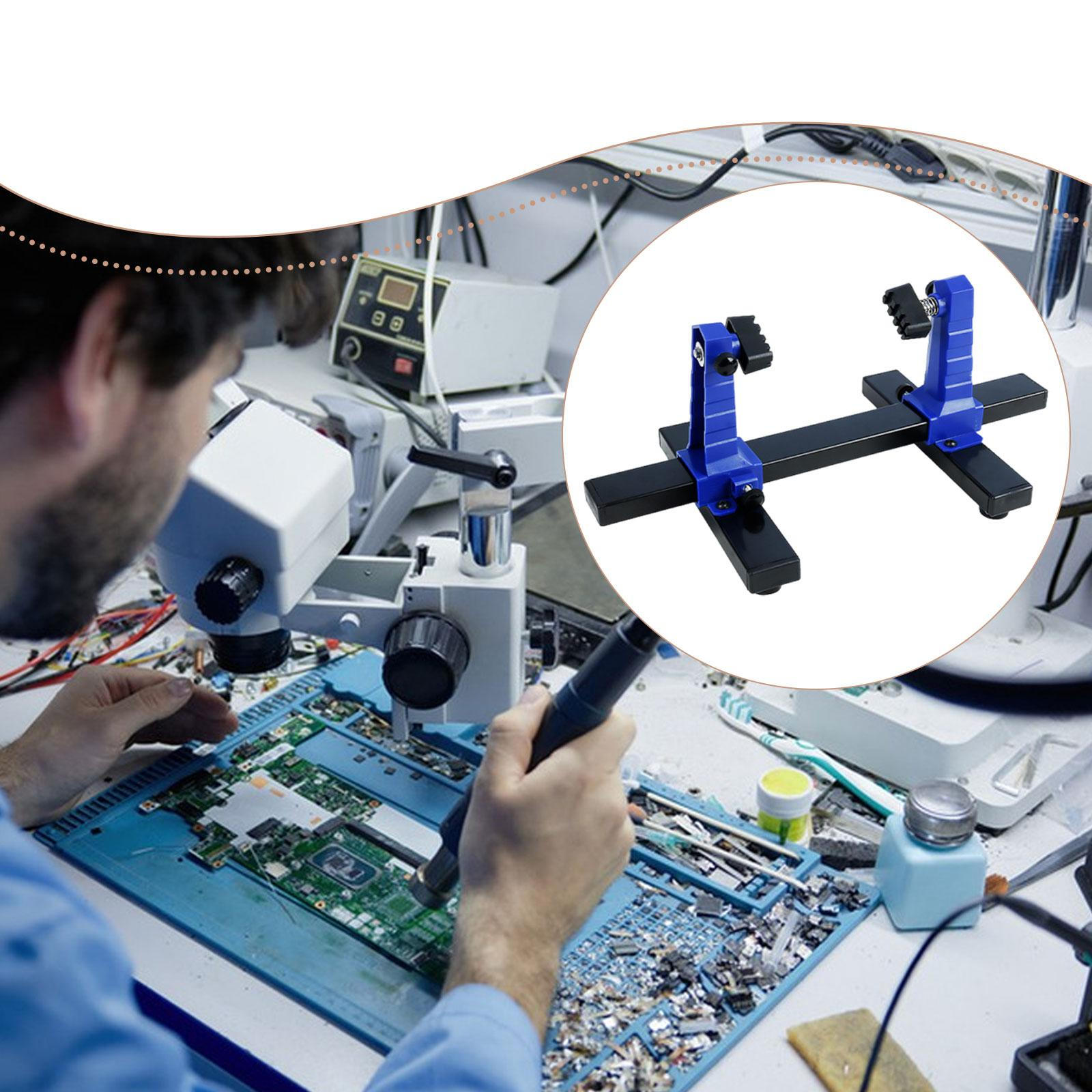 

Circuit Board Holder Adjustable PCB Clamping 0-200mm Stable Soldering Helping Auxiliary Clamp