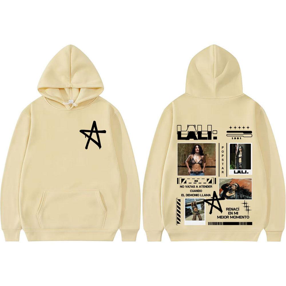 Singer Lali Esposito Asesina Album Tour 2025 Hoodies Men Women Hip Hop Long Sleeve Aesthetic Hoodie Oversized Comfort Sweatshirt