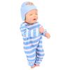 18 cali Noworodek Lalki Dziewczynki Realistyczne Całe Winylowe Ciało Zmywalna Lalka Bobas z Akcesoriami Zabawkowymi