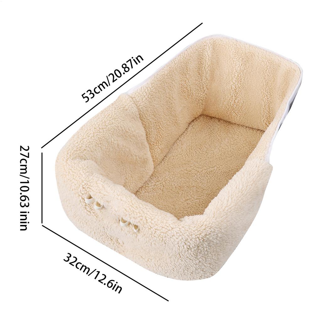 Haustier Kinderwagen Matte Winter Hund Katze Kinderwagen Kissen Matte Einlagen Magnetisch für Welpen Kätzchen Autofahrten Spaziergang Park Einkaufen Outdoor