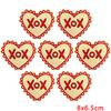 10pcs /Lots Ballet Girls /Dancing Shoes Embroidery Patch Cartoon Love Heart /Letter Patches Iron On Patches For Dance Skirt Sew Diy 