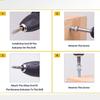 Extractor Double Head Screw Slide Tooth Removal Tool S2 Screwdriver Screwdriver Screwdriver Head Broken Wire Set